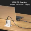 Equip 128432 USB-Kabel USB 3.2 Gen 2x2 2 m USB A/USB C USB C Schwarz