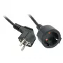 Stromverlängerungskabel Lindy 30245 5m 2 AC-Ausgänge Indoor Schwarz