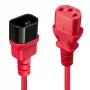 Lindy 2m IEC-Verlängerungskabel, Rot, 2 m, C14-Kupplung, C13-Kupplung