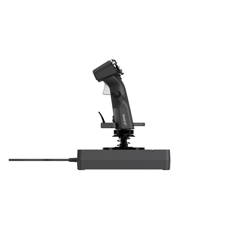 Logitech G X56 H.O.T.A.S. Joystick und Gasregler (Saitek Pro Flight X56 Rhino), kabelgebunden USB, PC, Schwarz
