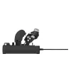 Logitech G X56 H.O.T.A.S. Joystick und Gasregler (Saitek Pro Flight X56 Rhino), kabelgebunden USB, PC, Schwarz