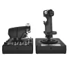 Logitech G X56 H.O.T.A.S. Joystick und Gasregler (Saitek Pro Flight X56 Rhino), kabelgebunden USB, PC, Schwarz