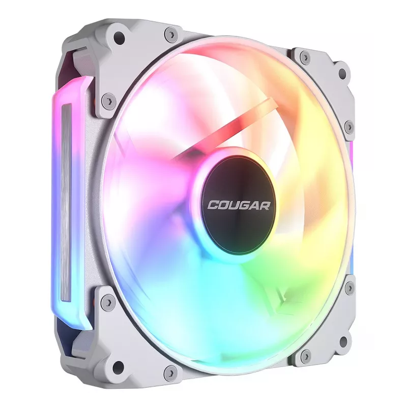 COUGAR Gehäuselüfter Apolar 120 ARGB, Weiß (3er-Pack), Lüfter, 12 cm, Weiß