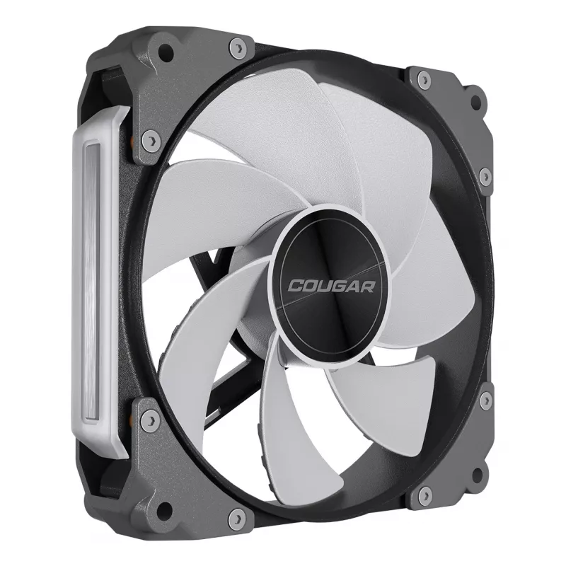 COUGAR Apolar 120 ARGB Reverse Blade Gehäuselüfter CF-ARB12HB-RGB, 120 x 120 x 28 mm, 37,1 dB, Schwarz