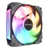 COUGAR Apolar 120 ARGB Reverse Blade Gehäuselüfter CF-ARB12HB-RGB, 120 x 120 x 28 mm, 37,1 dB, Schwarz