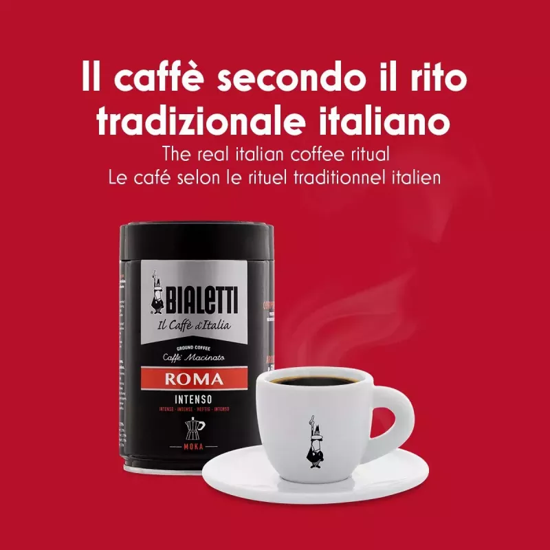 Moka pot BIALETTI Moka Express aluminium 2-cup (100 ml) Schwarz