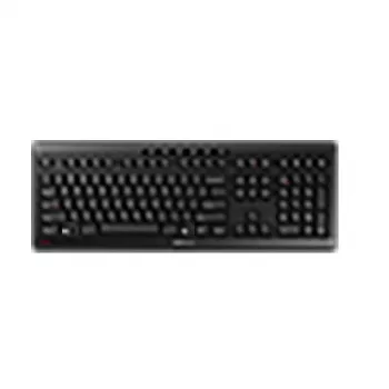 Cherry Stream kabellose Tastatur, QWERTY, US-International, Schwarz