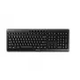 Cherry Stream kabellose Tastatur, QWERTY, US-International, Schwarz