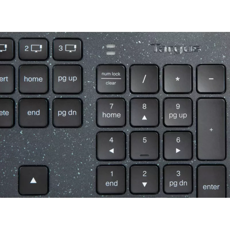 Targus Sustainable Energy Harvesting EcoSmart Tastatur Universal Bluetooth QWERTY Nordisch Schwarz