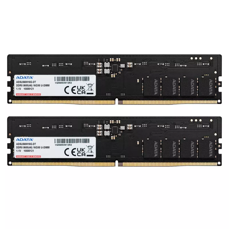 ADATA AD5U560032G-DT Speichermodul 64 GB 2 x 32 GB DDR5 288-Pin DIMM