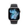 APPLE Watch Series 11 GPS + Cellular 42mm Space Grey Aluminium Gehäuse mit schwarzem Sportarmband M/L