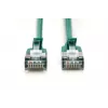 DIGITUS schlank Patchkabel - CAT6A - F-FTP - 1m - Grün