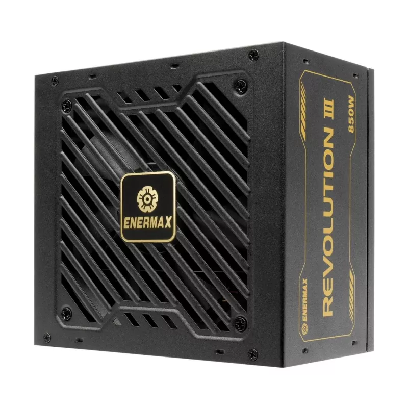 ENERMAX Revolution III ERV850G-AHG-MAC Netzteil 850 W, 80 PLUS Gold, vollmodular, ATX, Schwarz