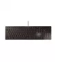 CHERRY KC 6000 schlank Tastatur Universal USB US English Schwarz