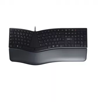 CHERRY KC 4500 ERGO Tastatur Büro USB QWERTZ Schweizerdeutsch Schwarz