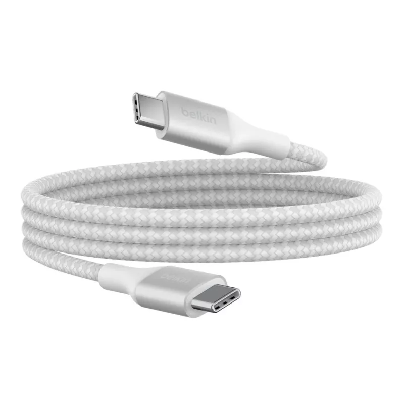 BELKIN USB-Kabel - BoostCharge - USB-C-auf-USB-C-Kabel 240W - 1m - Weiß