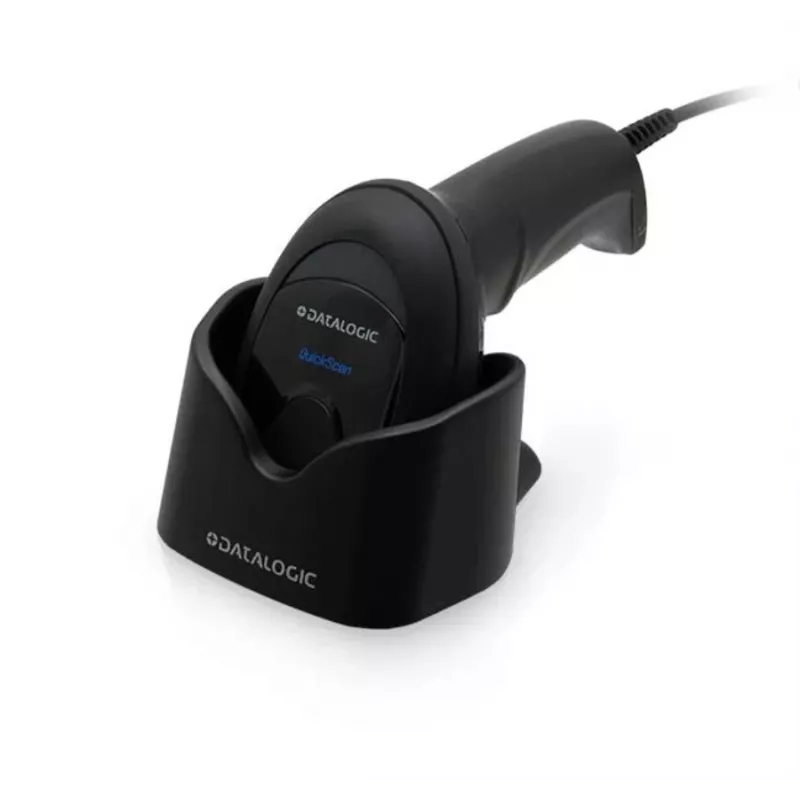 DATALOGIC Quickscan Lite 2500 2D-Imager-Kit mit Spiralkabel USB + Standfuß Schwarz