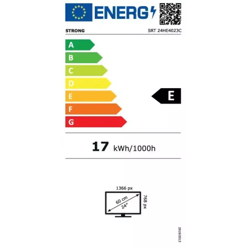 Fernseher Strong SRT 24HE4023C 24 Zoll HD LCD 1366 x 768
