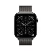 APPLE Watch Series 11 GPS + Cellular 46mm Schiefer Titanium Gehäuse mit Schiefer Milanese Loop S/M