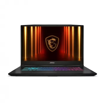 MSI Katana 17 HX B14WFK Intel® Core™ i7 i7-14650HX Laptop 43,9 cm (17,3 Zoll) Full HD 16 GB DDR5-SDRAM 1 TB SSD NVIDIA GeForce RTX 5060 Wi-Fi 6E (802.11ax) Windows 11 Home Schwarz