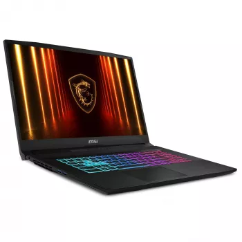 MSI Katana 17 HX B14WFK Intel® Core™ i7 i7-14650HX Laptop 43,9 cm (17,3 Zoll) Full HD 16 GB DDR5-SDRAM 1 TB SSD NVIDIA GeForce RTX 5060 Wi-Fi 6E (802.11ax) Windows 11 Home Schwarz