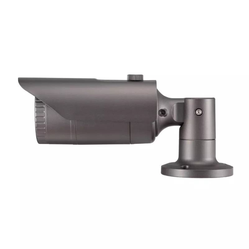 Hanwha QNO-7012R IP-Bullet-Kamera, 4 MP, Außenbereich, PoE, IR, IP66, IK10, Grau
