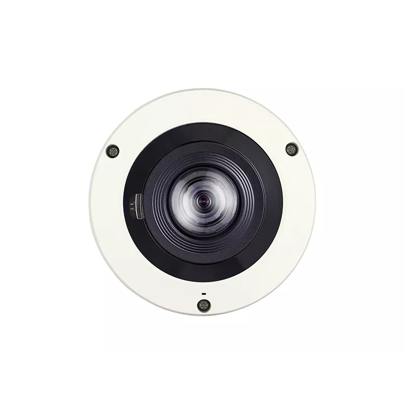 Hanwha Vision WiseNet X XNF-8010RV Fisheye-Dome-IP-Kamera, 360°, 2048 x 2048, 1,6 mm, Tag/Nacht, PoE, IK10, IP66, Außenbereich