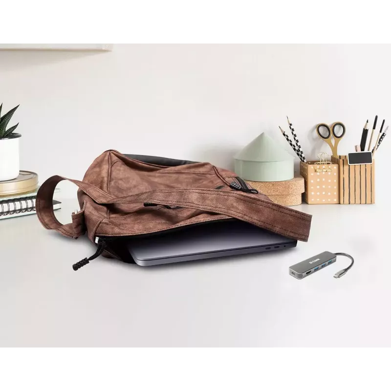 D-Link 5-in-1 USB-C Hub mit HDMI/Power Delivery