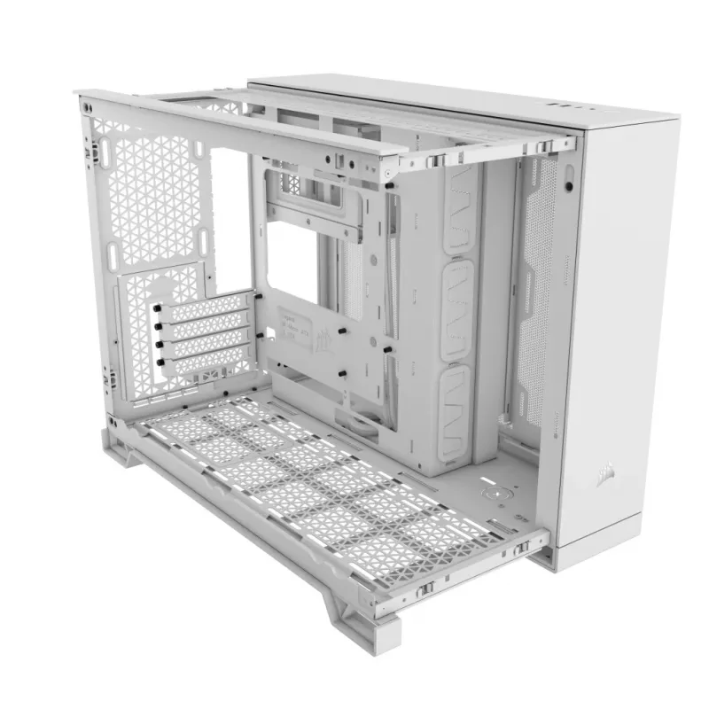 CORSAIR PC-Gehäuse – 2500X Mid-Tower Dual Chamber PC-Gehäuse – Weiß