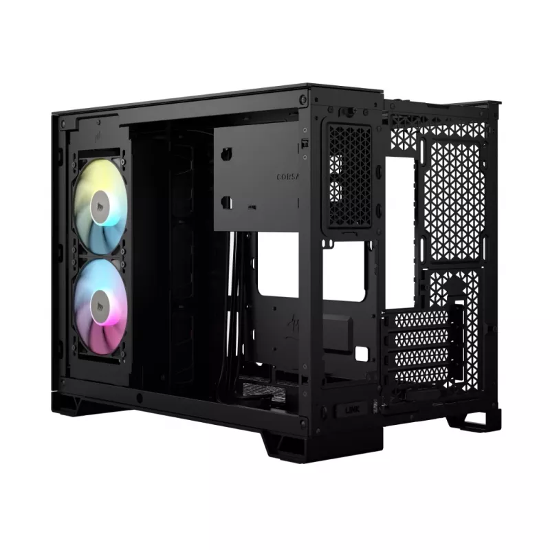 CORSAIR Pc Case - Icue Link 2500x RGB Micro ATX Dual Chamber Schwarz