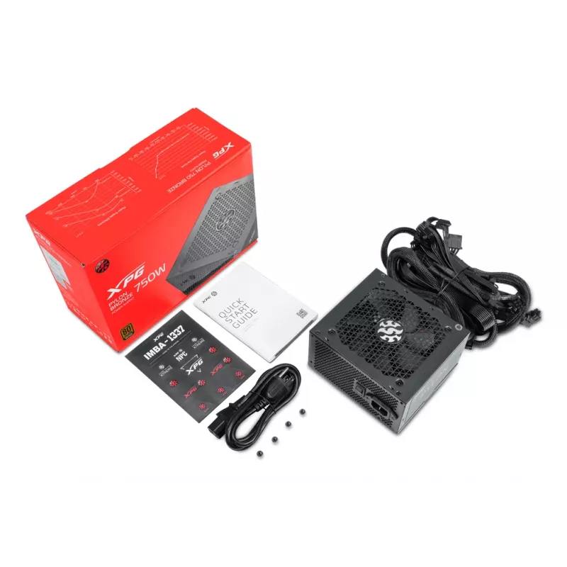 XPG PYLON 750W Netzteil, 750 W, 100 - 240 V, 50/60 Hz, 10 - 5 A, Aktiv, 120 W