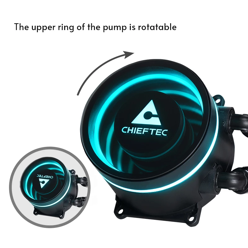 Kühlsystem Chieftec ICEBERG 360 DARK