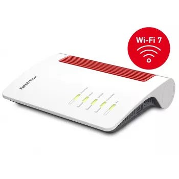 Box 5690 WLAN-Router 2,5 Gigabit Ethernet Dual-Band (2,4 GHz / 5 GHz) Rot, Weiß