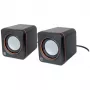 Manhattan 2600 Series 161435 Lautsprechersystem, 2.0 Stereo, USB-betrieben, 6 W RMS, 90 - 20000 Hz, Schwarz