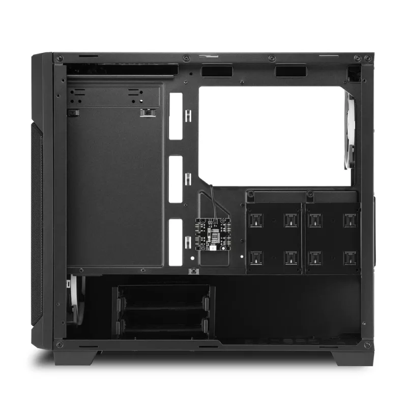 SHARKOON Tower Chassis - V1000 RGB Micro Tower Schwarz
