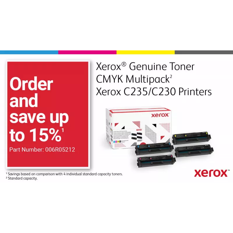Xerox C230 A4 22ppm Wireless Duplex Drucker PS3 PCL5e6 2 Papierfächer insgesamt 251 Blatt