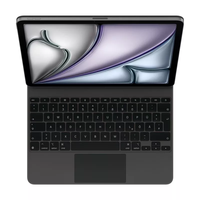 APPLE Magic Keyboard für iPad Air 13 Zoll (M3) – QWERTZU Deutsch – Schwarz