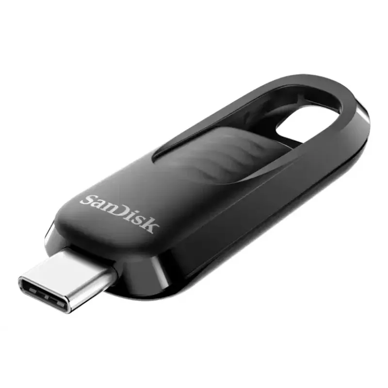 WESTERN DIGITAL Sandisk Ultra Slider - 64GB USB Stick - USB-C 3.2 Gen 1 - Einziehbarer Anschluss