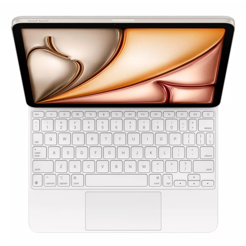APPLE Magic Keyboard für iPad Air 11 inch (M2/M3/M4) – Weiß – QWERTY International