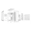 be quiet! Light Base 900 FX PC-Gehäuse, Full Tower, E-ATX / XL-ATX, Temperglas, 4x 140-mm-Lüfter, 190 mm CPU-Kühler, Weiß