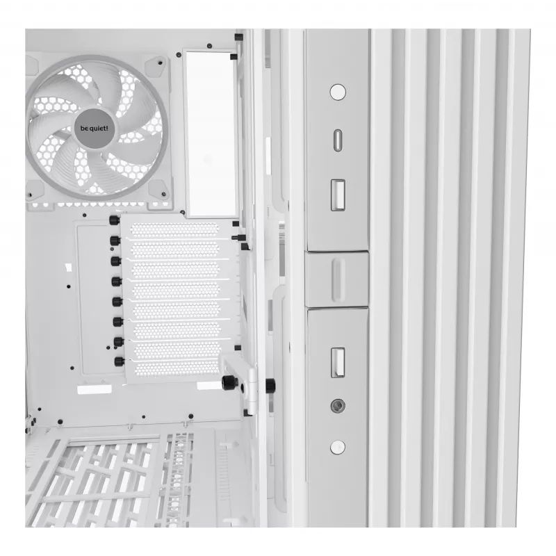 be quiet! Light Base 900 FX PC-Gehäuse, Full Tower, E-ATX / XL-ATX, Temperglas, 4x 140-mm-Lüfter, 190 mm CPU-Kühler, Weiß