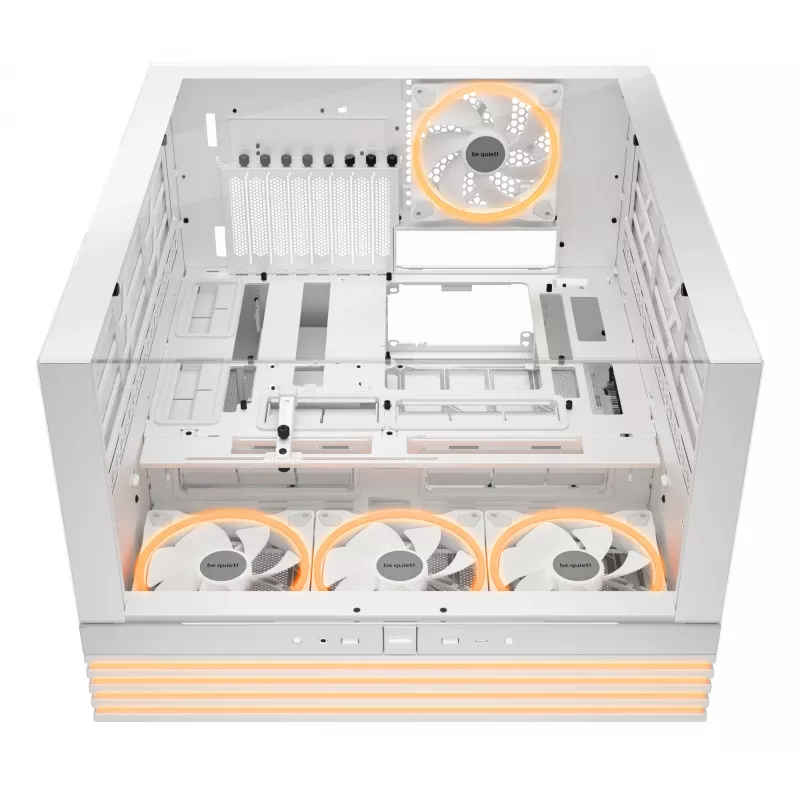 be quiet! Light Base 900 FX PC-Gehäuse, Full Tower, E-ATX / XL-ATX, Temperglas, 4x 140-mm-Lüfter, 190 mm CPU-Kühler, Weiß