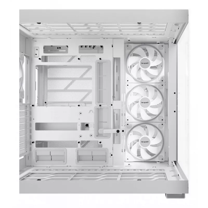 be quiet! Light Base 900 FX PC-Gehäuse, Full Tower, E-ATX / XL-ATX, Temperglas, 4x 140-mm-Lüfter, 190 mm CPU-Kühler, Weiß