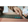 LOGITECH Flip Folio Graphite – iPad Pro 13 inch (M4) iPad Air 13 inch (M2 & M3) – Qwertz Deutsch