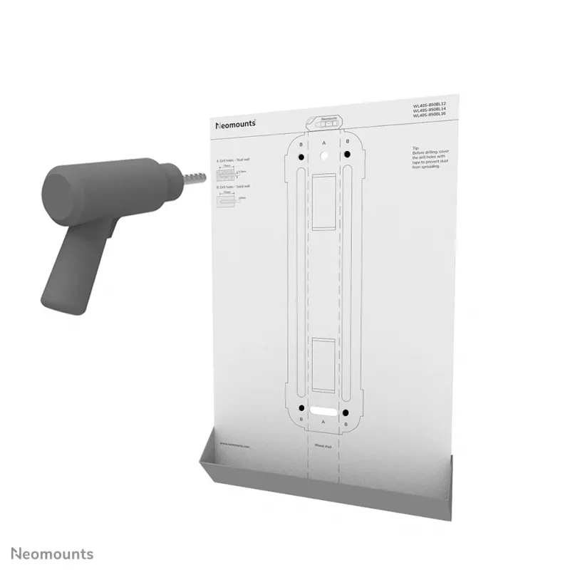 Neomounts WL40S-850BL12 TV-Wandhalterung 32-55 Zoll - Vollbeweglich - Schnellmontage
