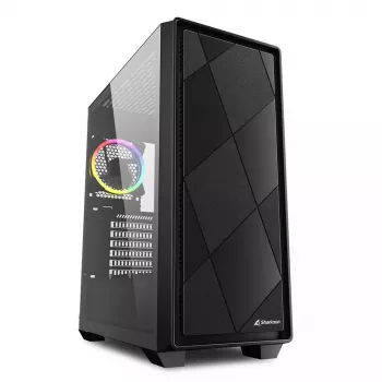 PC-Gehäuse Sharkoon VS8 RGB Midi Tower Schwarz
