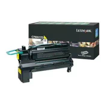 LEXMARK Tonerkartusche - C792/ X792 - Return Program - 6k Seiten - Gelb