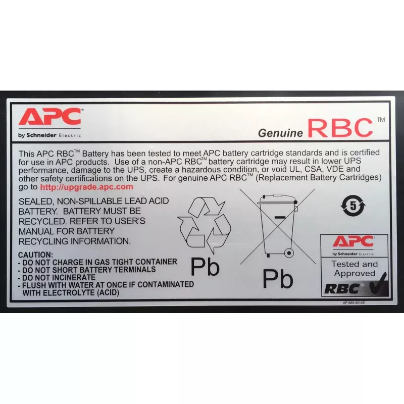 Ersatzbatterie-Kassette APC RBC31 9Ah 48VDC