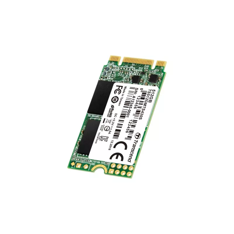 TRANSCEND SSD 430s 512GB M.2 2242 SATA Ill 6gb/s 3D Nand Flash