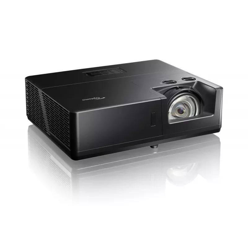 Optoma ZU607TST Kurzdistanz-Laserprojektor, DLP, WUXGA 1920x1200, 6000 ANSI-Lumen, Schwarz